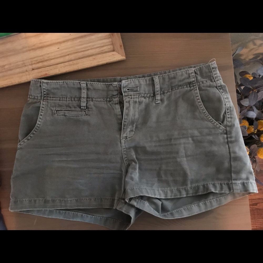 Dark khaki shorts